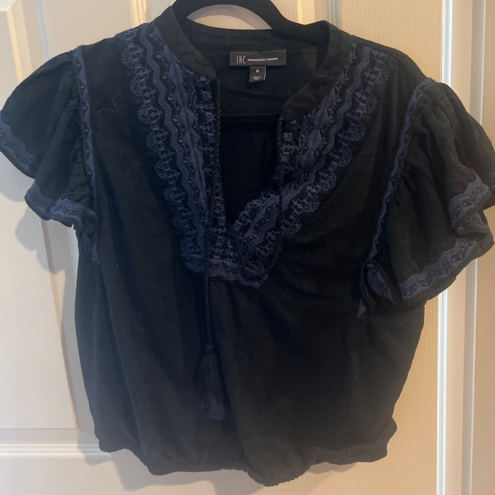 Inc blue top